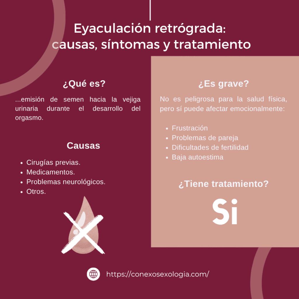 Eyaculación retrógrada: causas, síntomas y tratamiento 1 Eyaculación retrógrada