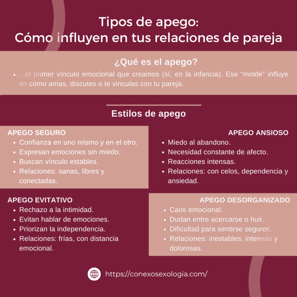 Tipos de apego: Cómo influyen en tus relaciones de pareja 2 Tipos de apego: Cómo influyen en tus relaciones de pareja 1