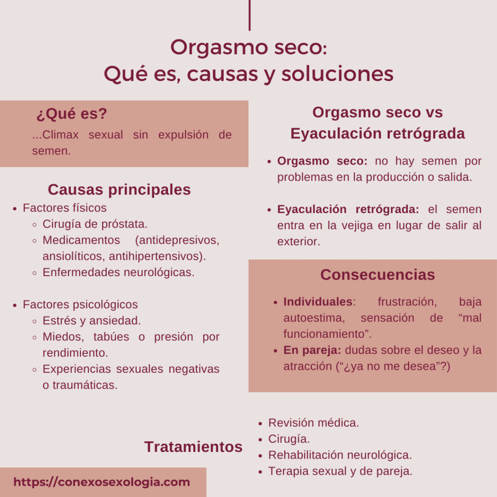 Orgasmo seco: causas, consecuencias y tratamientos. 1 Orgasmo seco